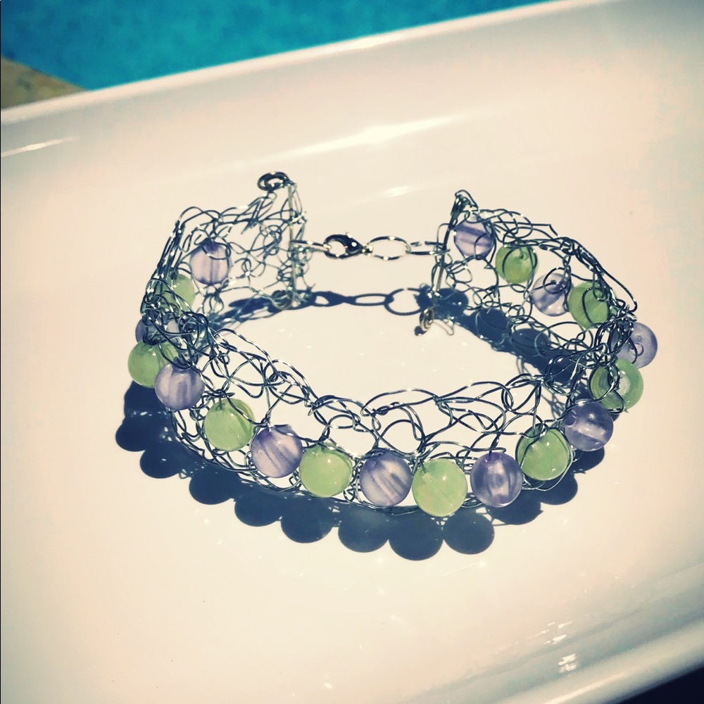 Wire Crochet Bracelet